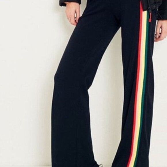 UO Urban Outfitters BDG Rainbow Stripe Puddle SweatpantsTrack Pants  S - Picture 2 of 12